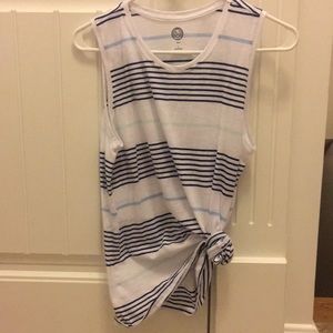 SO striped tank top